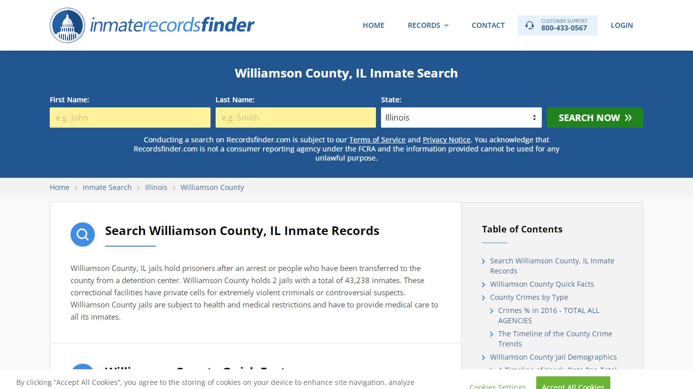 Williamson County, IL Inmate Lookup & Jail Records Online