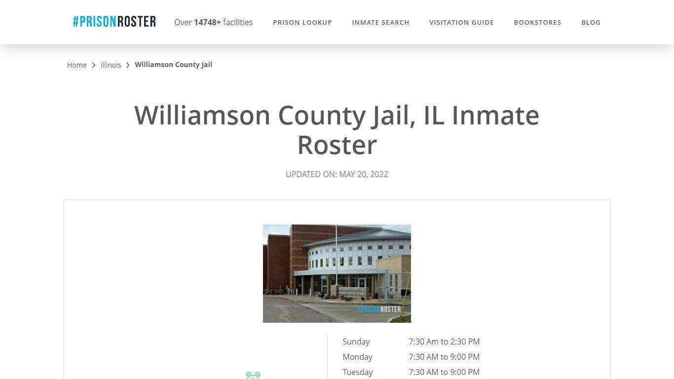 Williamson County Jail, IL Inmate Roster